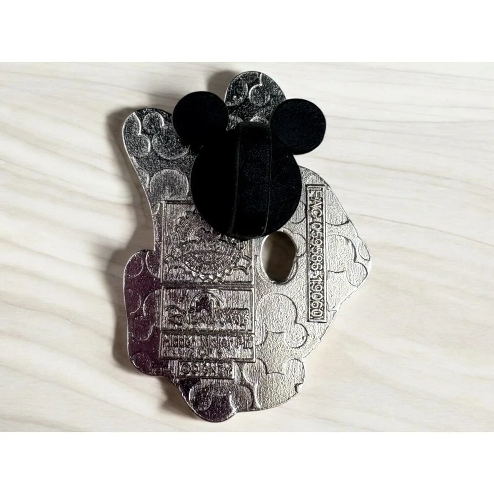 Disney Pin Minnie Mouse OK Sign Right gloved hand Red Bow Polka‎ Dots